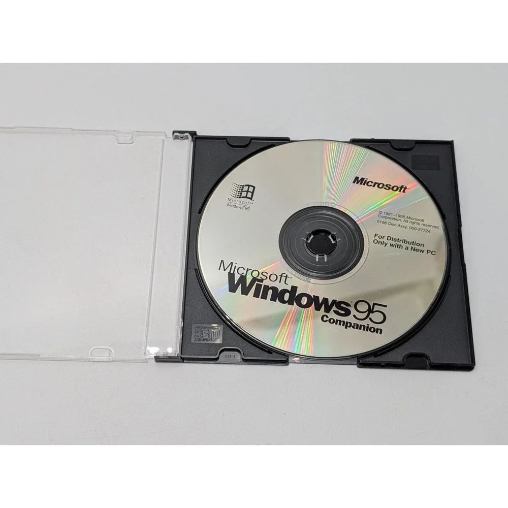 Vintage Microsoft Windows 95 Companion Disc (1995, CD-ROM) - Disc Only!!!